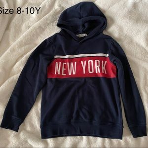 Navy blue hoodie